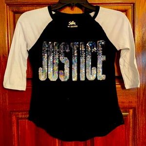 Girls Justice 3/4 sleeve top